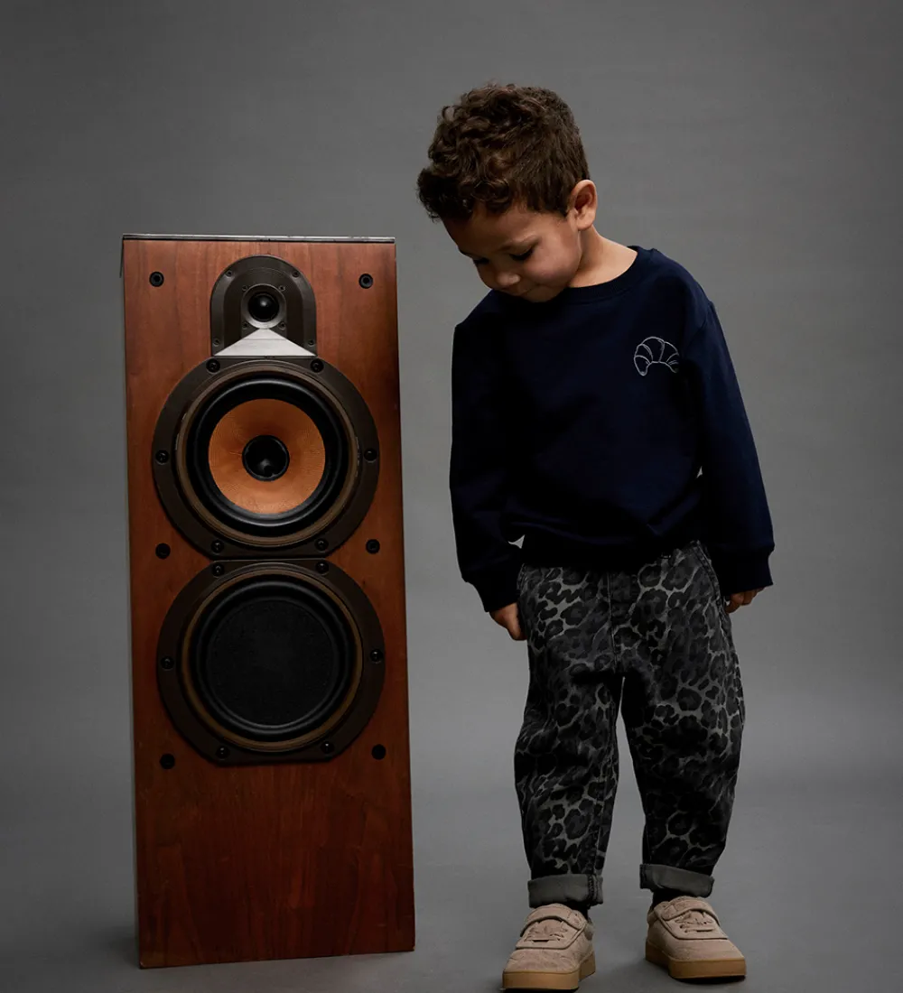 Børn Name It Sweatshirts>Sweatshirt - NmmRico - Navy Blazer