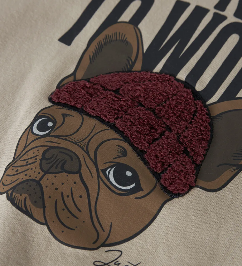 Børn Name It Sweatshirts>Sweatshirt - NmmRiguna - Island Fossil