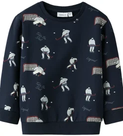 Børn Name It Sweatshirts>Sweatshirt - NmmSofus - Navy Blazer