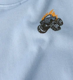 Børn Name It Sweatshirts>Sweatshirt - Nmmvildar - Kentucky Blue/Monstertruck