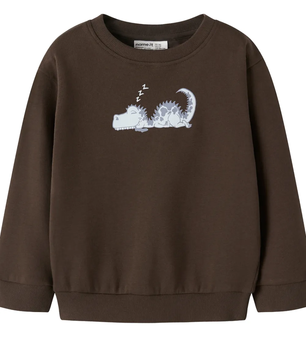 Børn Name It Sweatshirts>Sweatshirt - NmmVildar - Delicioso/Sleeping