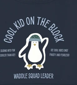 Børn Name It Sweatshirts|Sweatshirt - NmmVugo - Navy Blazer/Penquin Cool