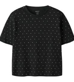 Børn Name It T-Shirts|Juletøj>T-shirt - NkfRuaja - Sort