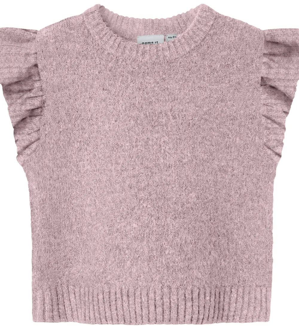 Børn Name It Veste|Vest - Strik - NmfReifyly - Keepsake Lilac