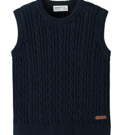 Børn Name It Veste|Vest - Strik - NmmRoman - Navy Blazer
