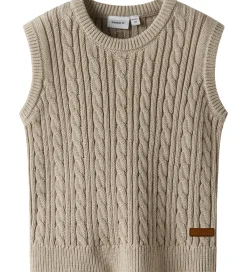 Børn Name It Veste>Vest - Strik - NmmRoman - Island Fossil