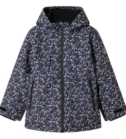 Børn Name It Vinterjakker|Vinterjakke - NkfSnow10 - Dark Sapphire/Blossom