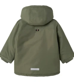 Børn Name It Vinterjakker|Vinterjakke - NmmMarlow - Dusty Olive
