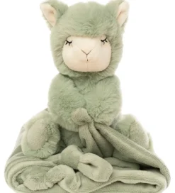 NatureZoo Sutteklude Og Nusseklude|Sovetid>Nusseklud - Lama - 35x35 cm - Støvet Grøn