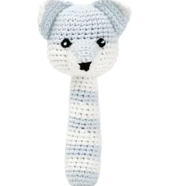 NatureZoo Gribelegetøj|Babylegetøj>Rangle - Ræv - Babyblå