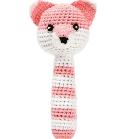 NatureZoo Gribelegetøj|Babylegetøj|Rangle - Ræv - Fersken