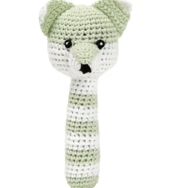 NatureZoo Gribelegetøj|Babylegetøj>Rangle - Ræv - Lime