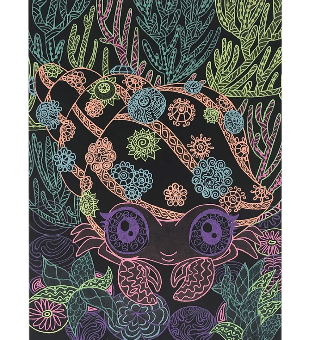 Nebulous Stars Malebog|Malebog m. Tuscher - Sorte Sider - Coralia