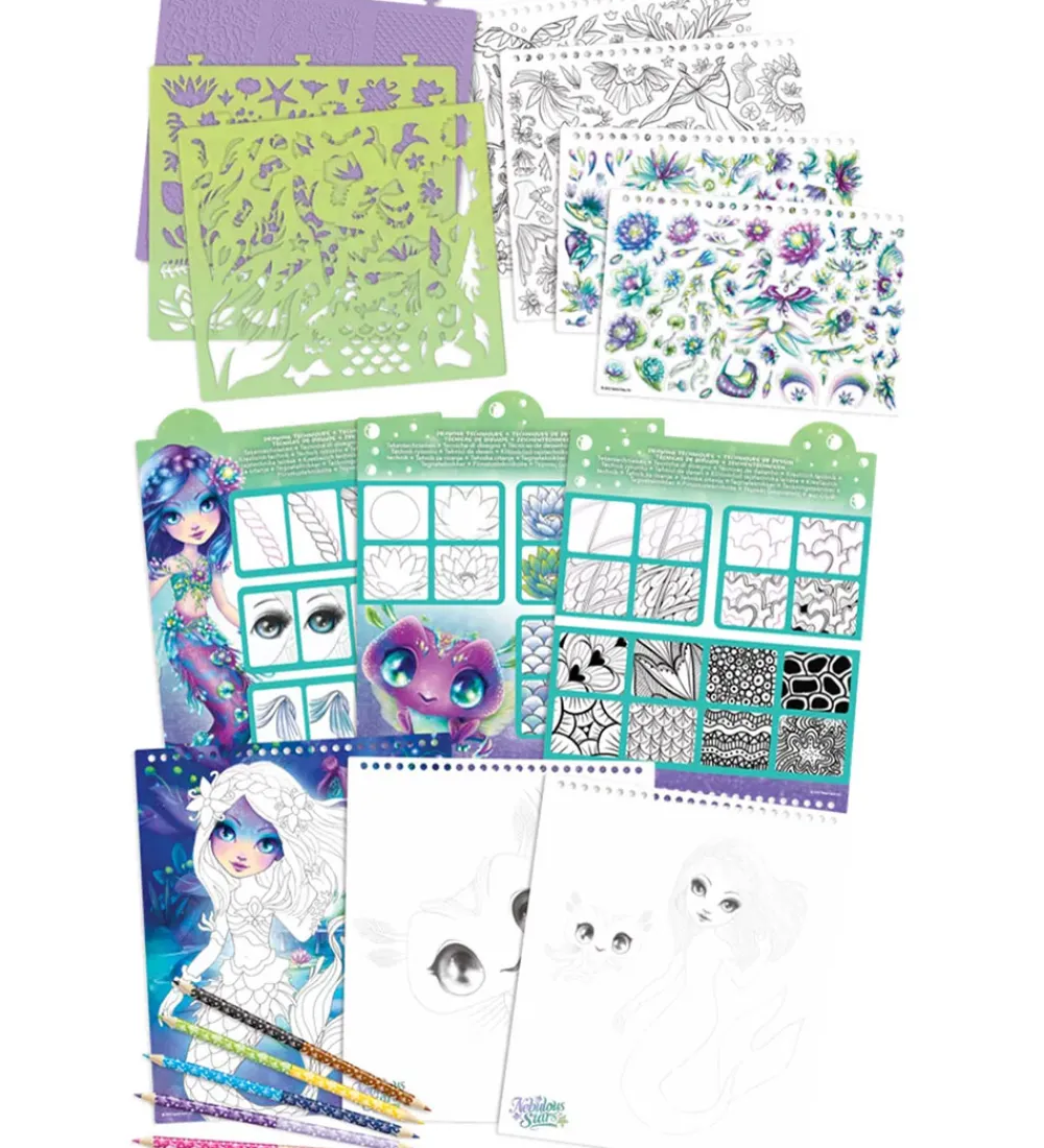 Nebulous Stars Malebog|Kreasæt>Tegnesæt - Creative Sketchbook - Nenuphia