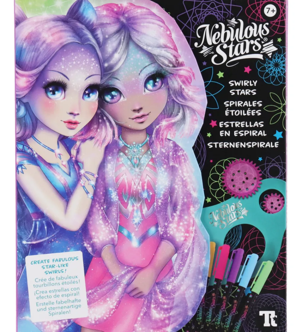 Nebulous Stars Malebog|Kreasæt|Tegnesæt - Swirly Star Book Set