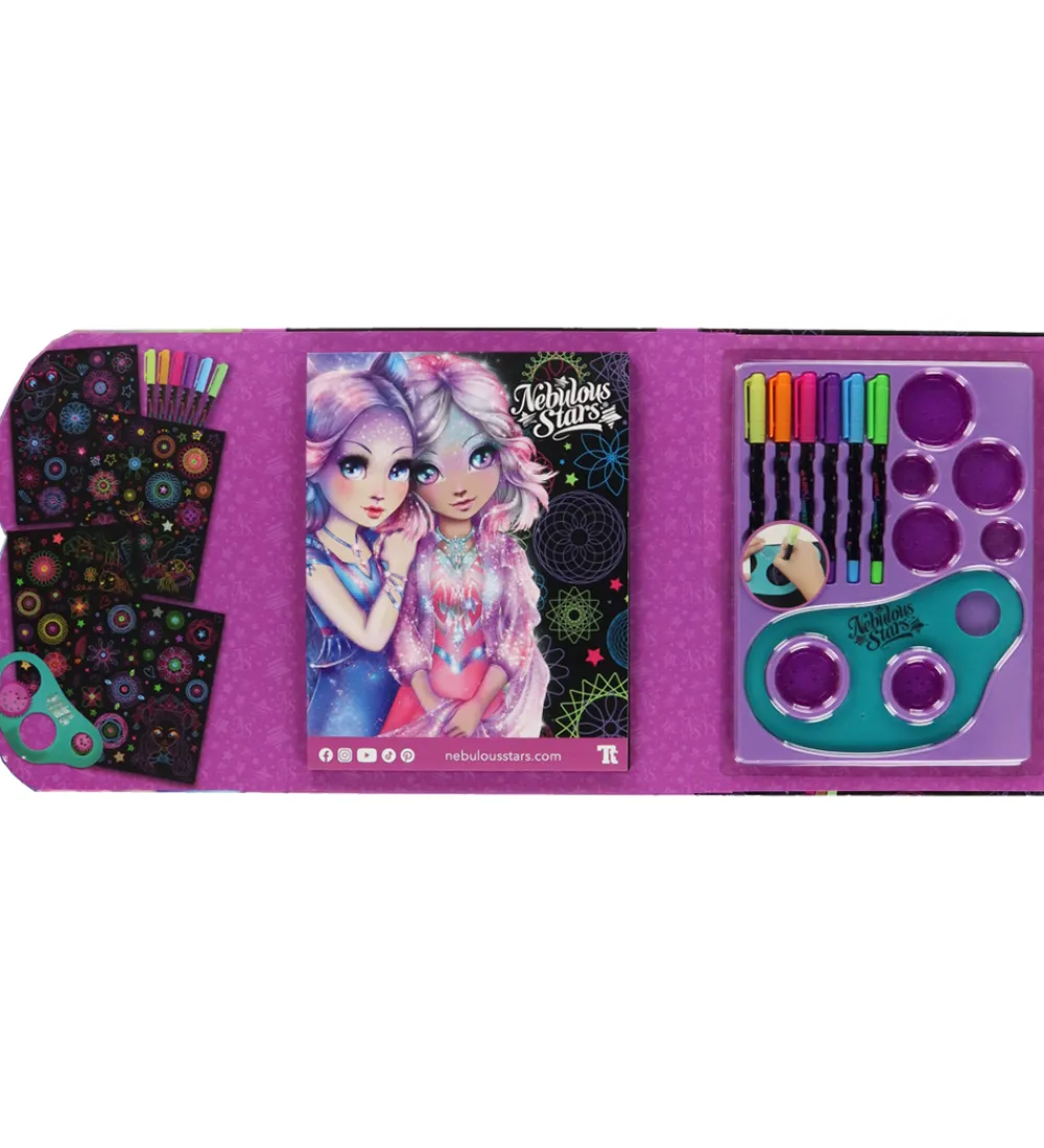 Nebulous Stars Malebog|Kreasæt|Tegnesæt - Swirly Star Book Set