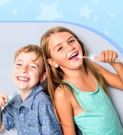 Neno Tandbørster>Elektrisk Tandbørste m. Lys - Fratelli - Blå