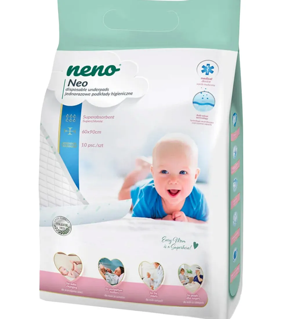 Neno Puslepuder Og -Underlag>Engangsunderlag - 10-pak - Neo