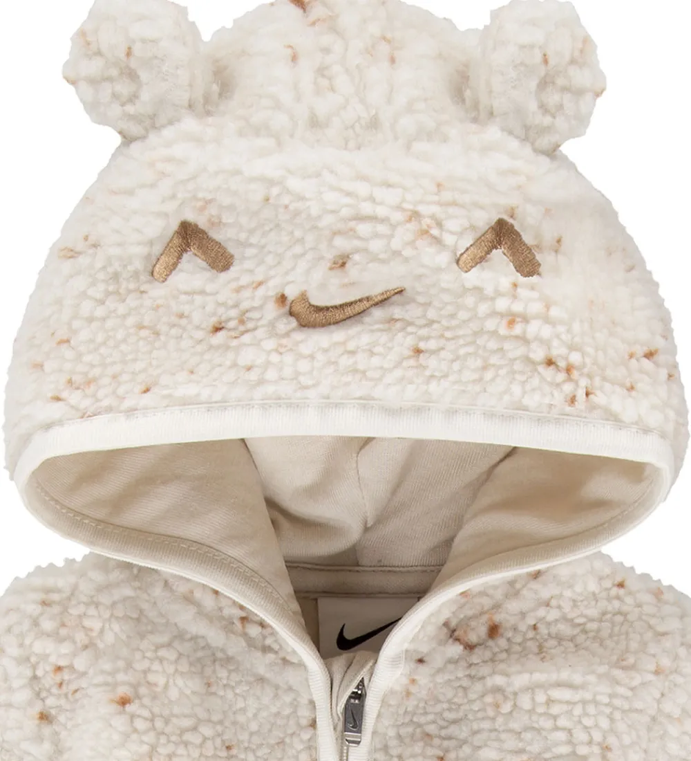 Børn Nike Heldragter|Fleece|Fleecedragt - Cozy - Pale Ivory
