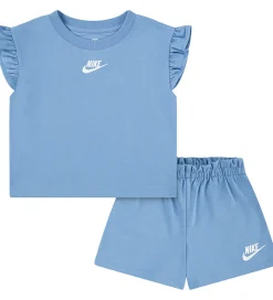 Børn Nike Toppe|Shortssæt - Top/Shorts - Blue Beyond
