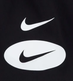 Nike Gymnastiktøj|Shortssæt - T-shirt/Shorts - Swoosh - Sort/Grå