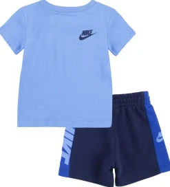 Nike Gymnastiktøj>Shortssæt - T-shirt/Shorts - Amplify - Midnight Navy