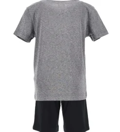 Nike Gymnastiktøj|Fodboldtrøjer>Shortssæt - T-shirt/Shorts - Sort/Grå