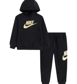 Børn Nike Sweatshirts>Sweatsæt - Sort/Guld