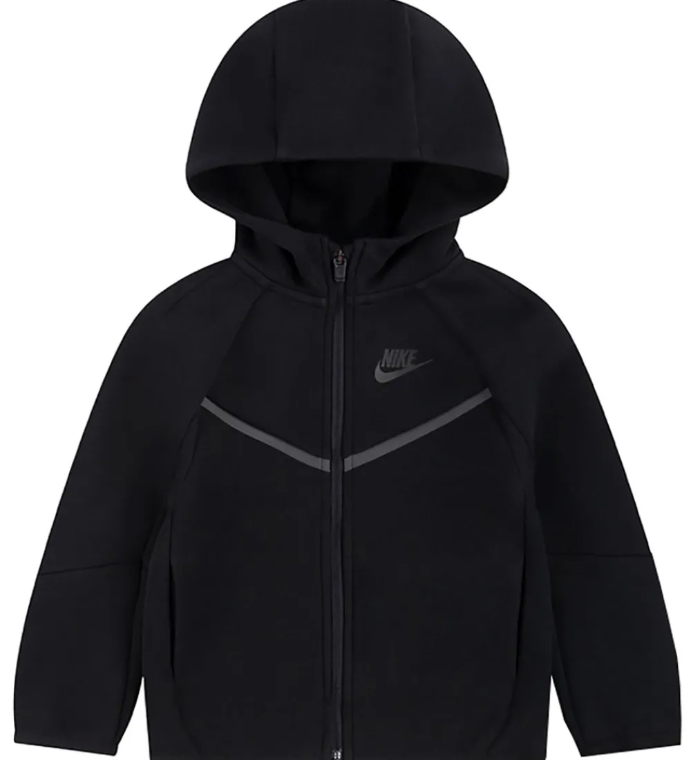 Børn Nike Sweatshirts|Sweatsæt - Tech - Black
