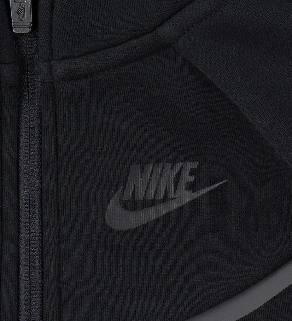 Børn Nike Sweatshirts|Sweatsæt - Tech - Black