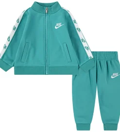 Nike Træningssæt|Træningssæt - Cardigan/Bukser - Dusty Cactus