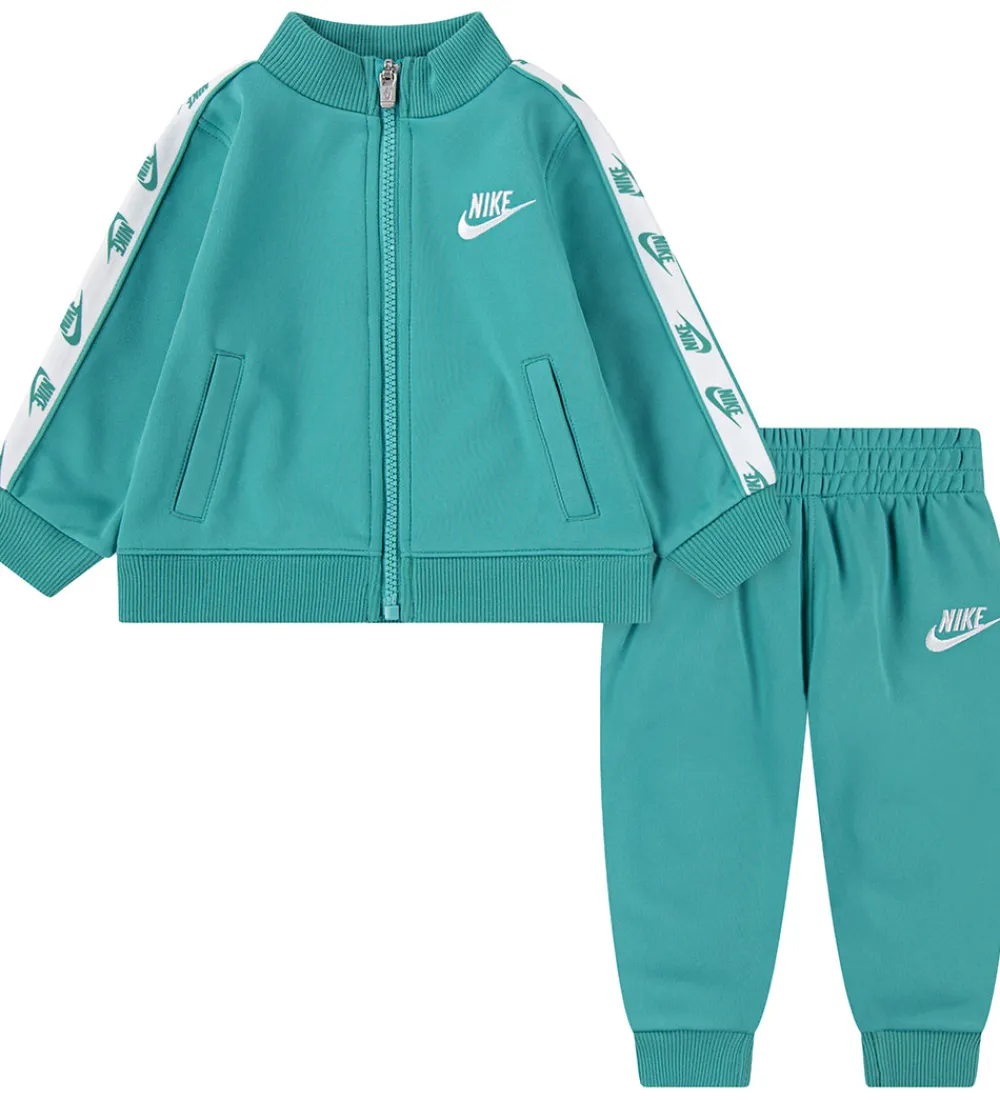 Nike Træningssæt|Træningssæt - Cardigan/Bukser - Dusty Cactus