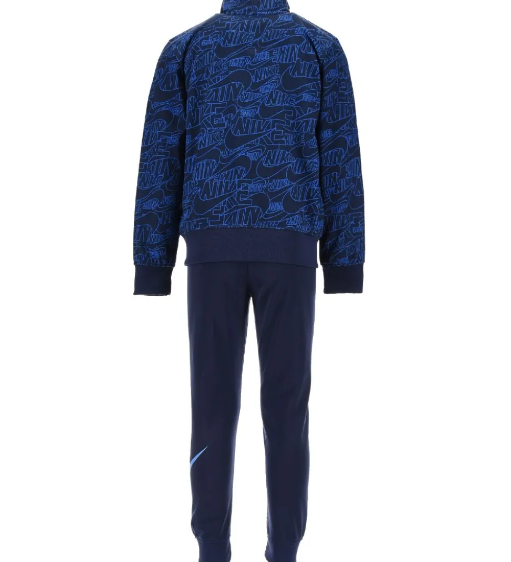 Nike Gymnastiktøj|Træningssæt - Cardigan/Bukser - Read - Midnight Navy