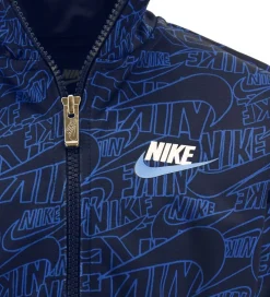 Nike Gymnastiktøj|Træningssæt - Cardigan/Bukser - Read - Midnight Navy