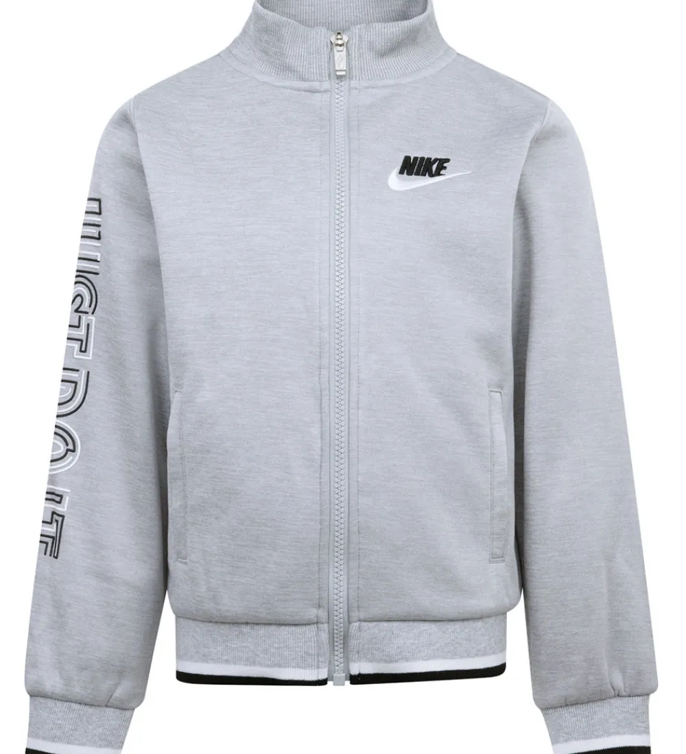 Nike Træningssæt|Træningssæt - Cardigan/Bukser - Light Smoke Grey Heather