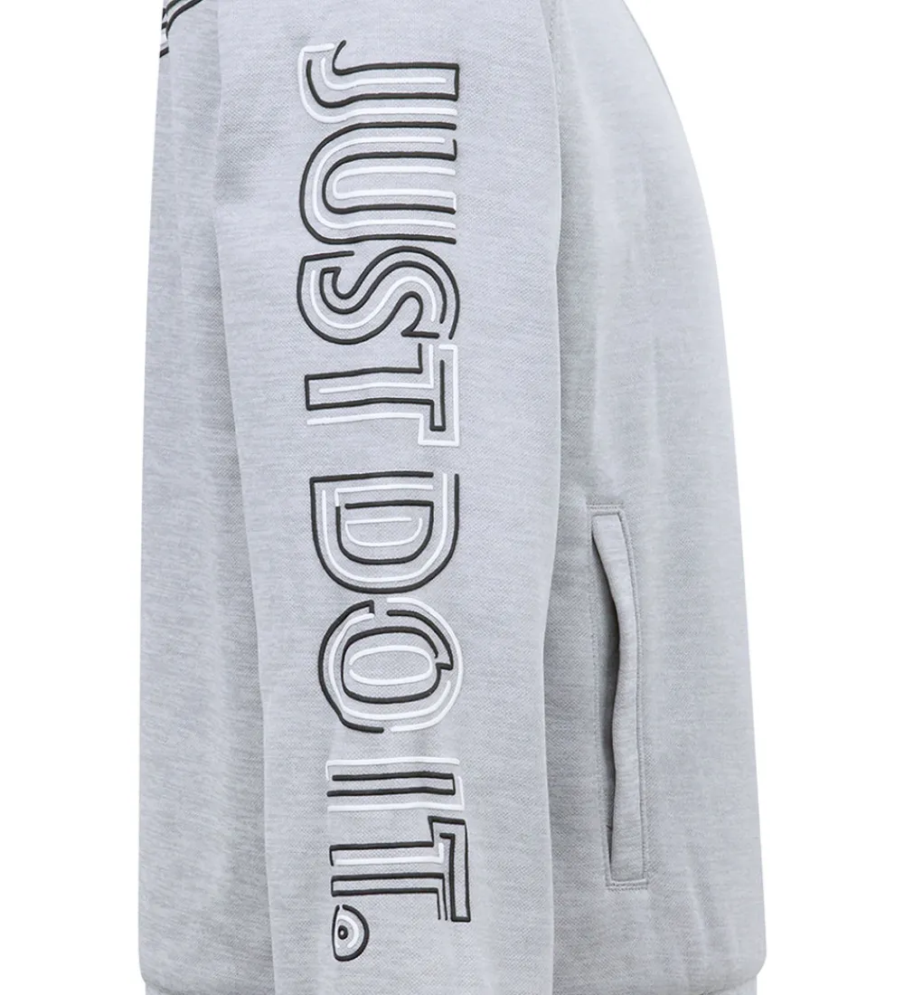 Nike Træningssæt|Træningssæt - Cardigan/Bukser - Light Smoke Grey Heather