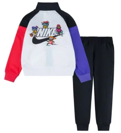 Nike Gymnastiktøj|Træningssæt - Cardigan/Bukser - Blocked - Sort/Multifarvet