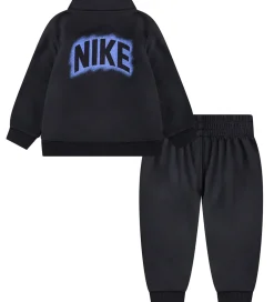 Nike Træningssæt>Træningssæt - Cardigan/Bukser - Sort/Lilla