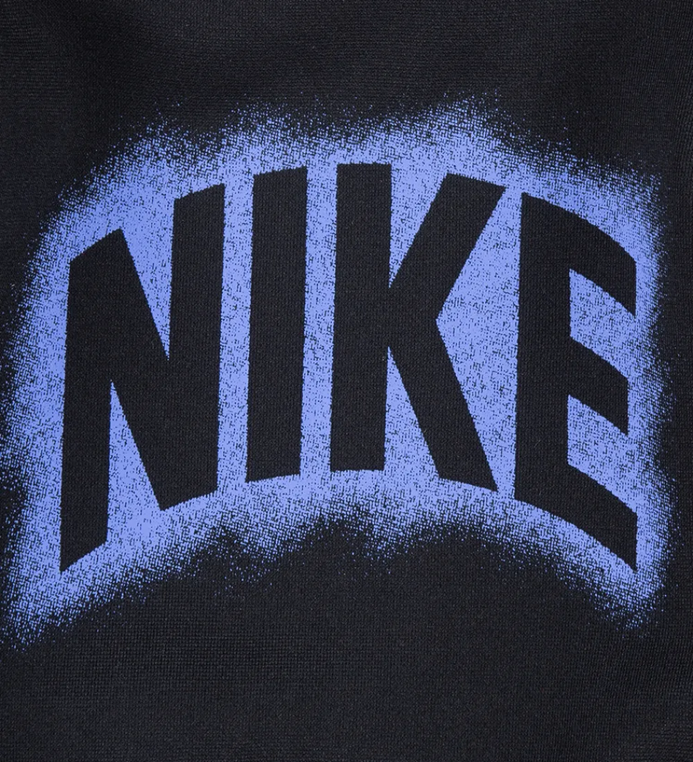 Nike Træningssæt>Træningssæt - Cardigan/Bukser - Sort/Lilla