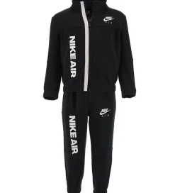 Nike Gymnastiktøj>Træningssæt - Cardigan/Bukser - Air - Sort