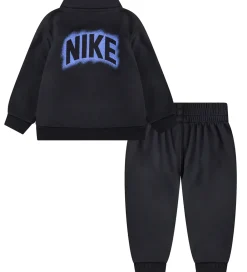 Nike Træningssæt|Træningssæt - Cardigan/Bukser - Sort/Lilla