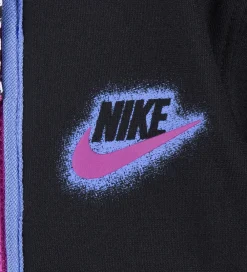 Nike Træningssæt|Træningssæt - Cardigan/Bukser - Sort/Lilla