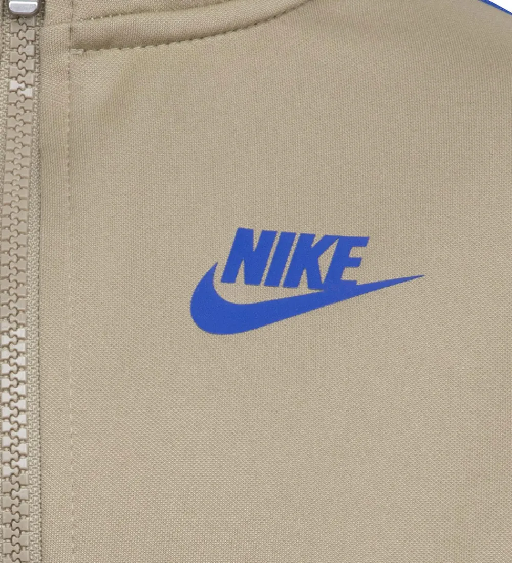 Nike Træningssæt>Træningssæt - Khaki m. Blå/Navy