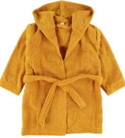 Børn Nørgaard Madsens Badekåber>Badekåbe - Frotté - Karrygul