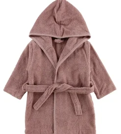 Børn Nørgaard Madsens Badekåber>Badekåbe - Rosa m. Øjne