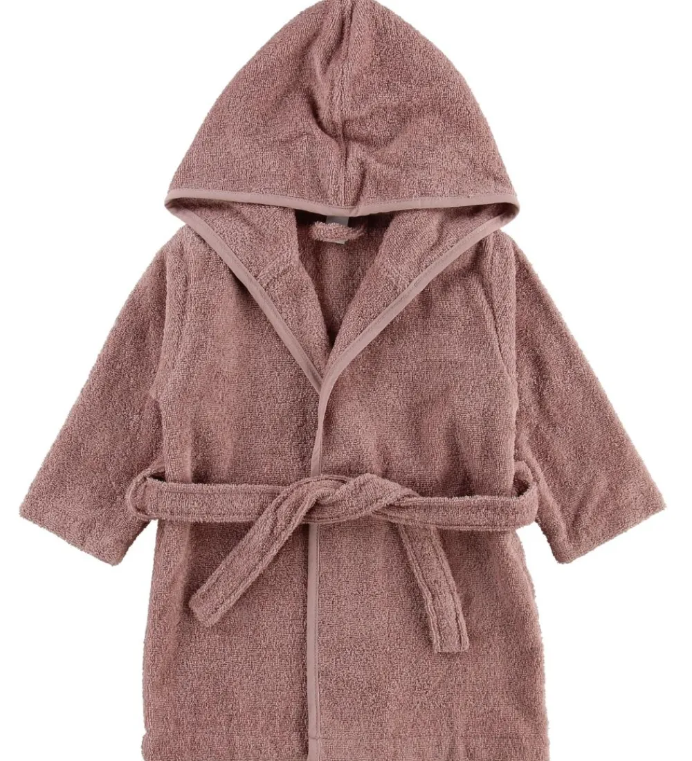 Børn Nørgaard Madsens Badekåber>Badekåbe - Rosa m. Øjne