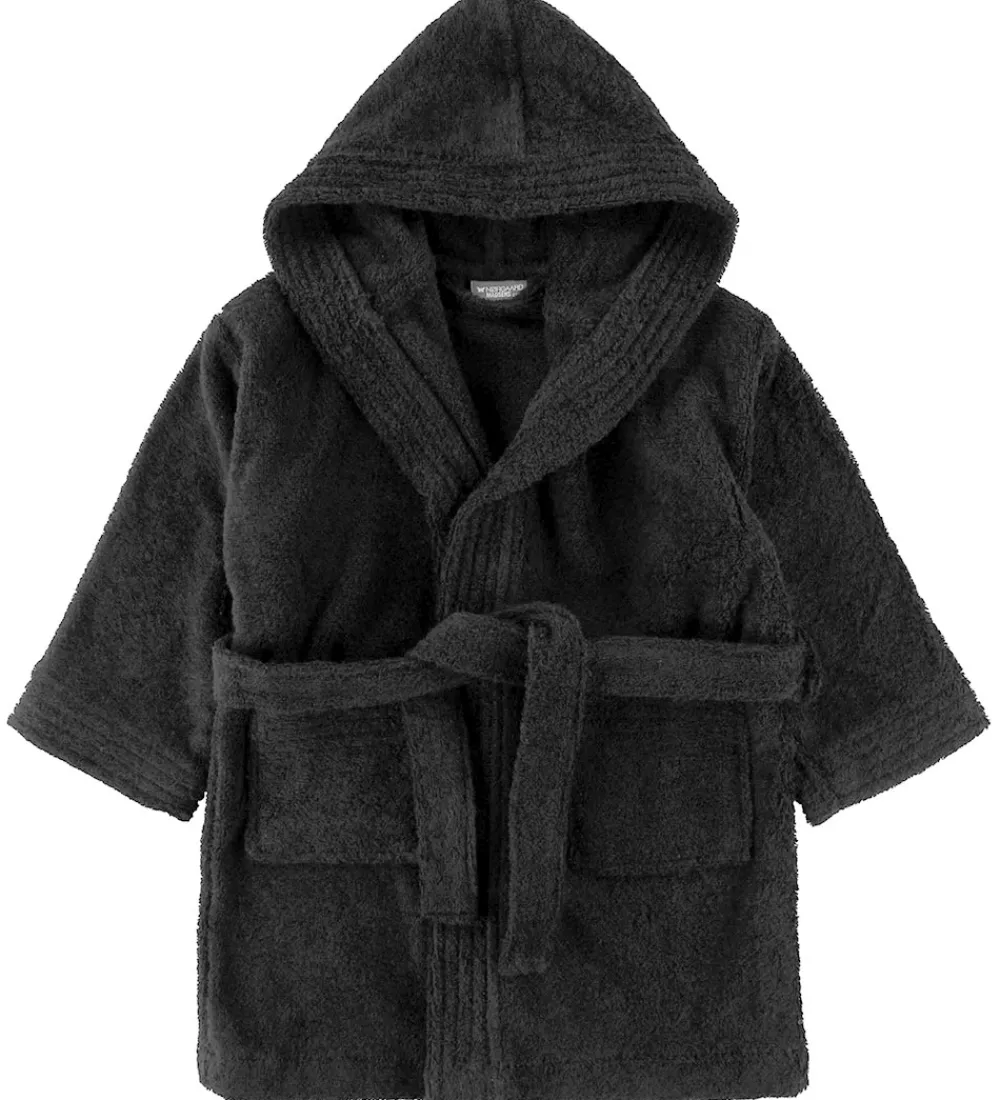 Børn Nørgaard Madsens Badekåber>Badekåbe - Sort