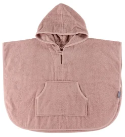 Nørgaard Madsens Babyhåndklæde- Og Poncho|Håndklæder>Badeponcho m. Hætte/Lomme - 70x50 cm - Pale Mau
