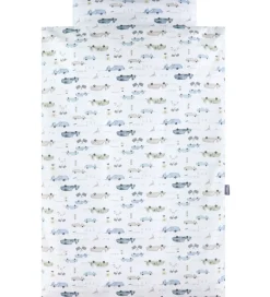 Nørgaard Madsens Sovetid|Sengetøj|Sengetøj - Voksen - Hvid m. Gamle Biler