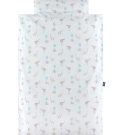 Nørgaard Madsens Sengetøj>Sengetøj - Baby - Hvid m. Elefanter